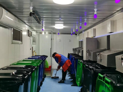 貓先生智能垃圾房，社區(qū)垃圾分類(lèi)站，小區(qū)垃圾集中投放點(diǎn)生產(chǎn)廠家