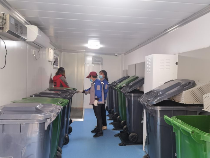 貓先生分類智能垃圾房，小區(qū)智能垃圾房，垃圾分類投放點(diǎn)